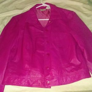 Pink Brand New leather